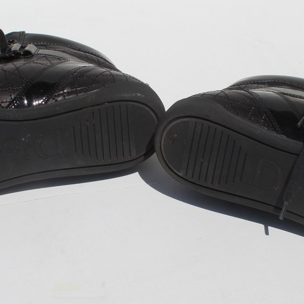 Black Christian Dior Sprint Basket High Top Shoes Sneakers Size 7 -SOLD - Picture 8 of 10